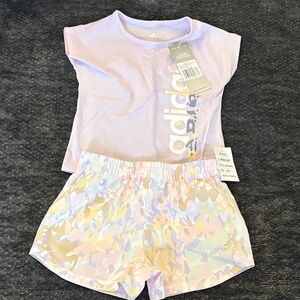 Adidas Kids Set - Lavender and Pastel
